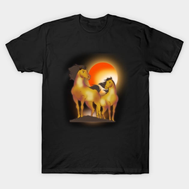 horse T-Shirt by KareemTengo